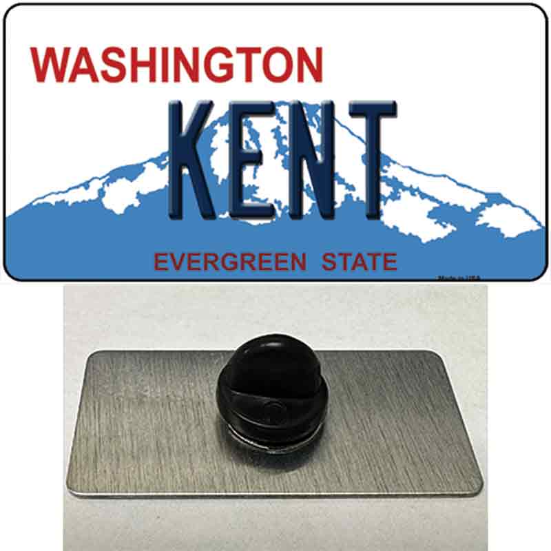 Kent Washington Novelty Metal Hat Pin