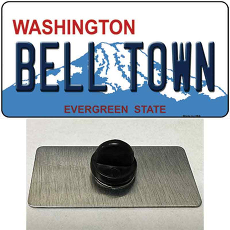 Bell Town Washington Novelty Metal Hat Pin