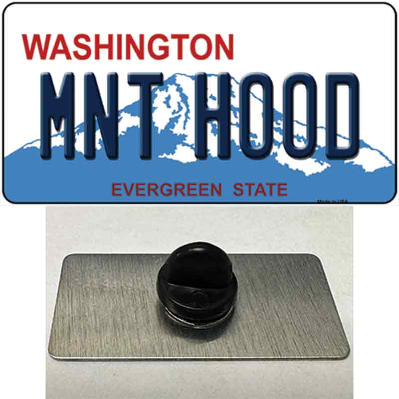 MNT Hood Washington Novelty Metal Hat Pin