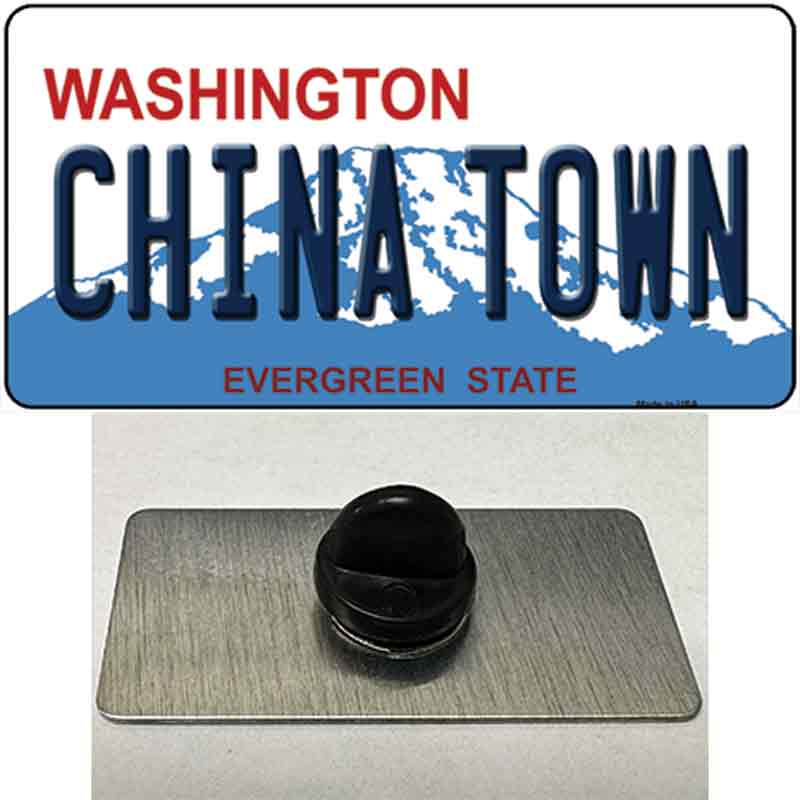 China Town Washington Novelty Metal Hat Pin