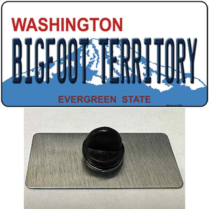 Bigfoot Territory Washington Novelty Metal Hat Pin