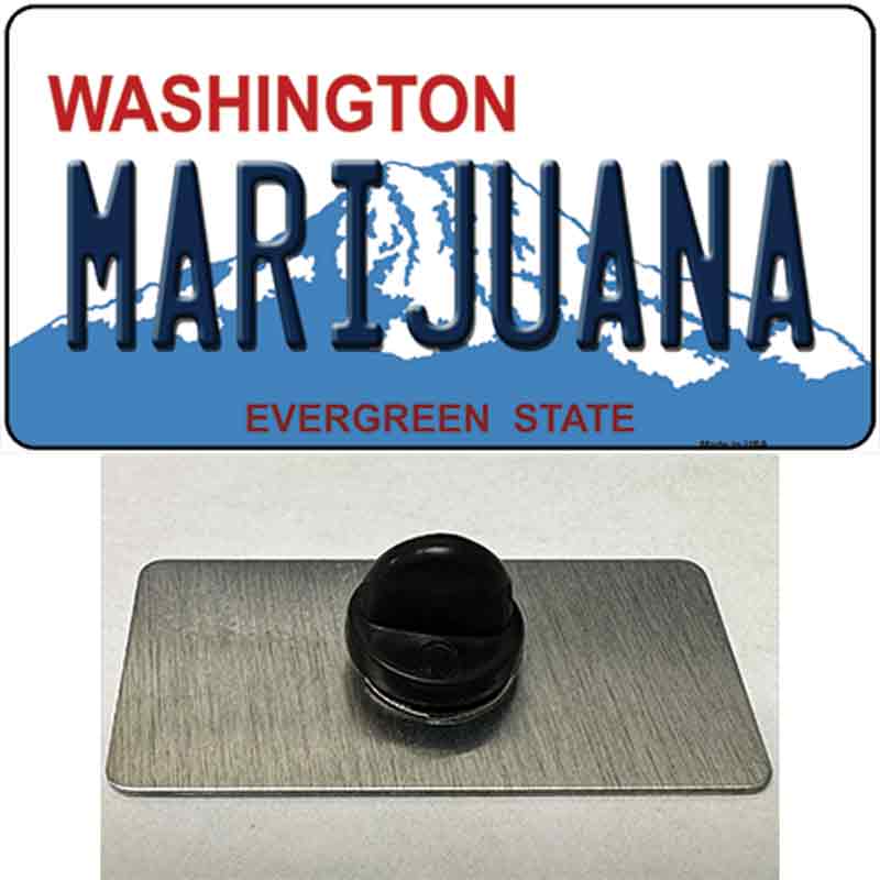 Marijuana Washington Novelty Metal Hat Pin