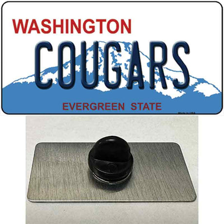 Cougars Washington Novelty Metal Hat Pin