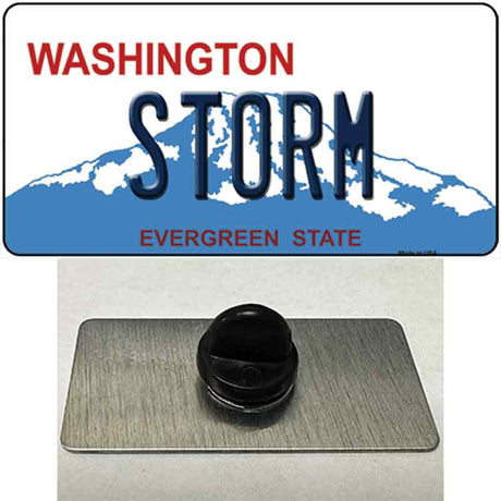 Storm Washington Novelty Metal Hat Pin