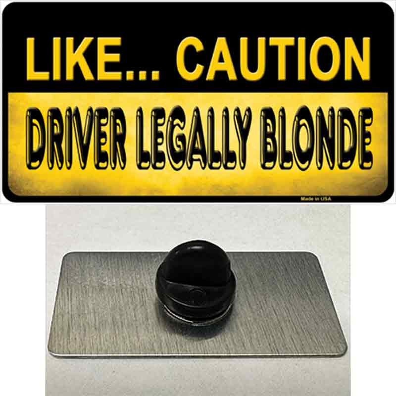 Driver Legally Blonde Novelty Metal Hat Pin