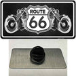 Route 66 With Bikes Novelty Metal Hat Pin