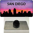 San Diego Silhouette Novelty Metal Hat Pin