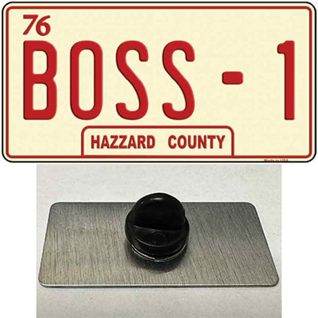 Boss 1 Novelty Metal Hat Pin