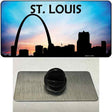 St Louis Silhouette Novelty Metal Hat Pin