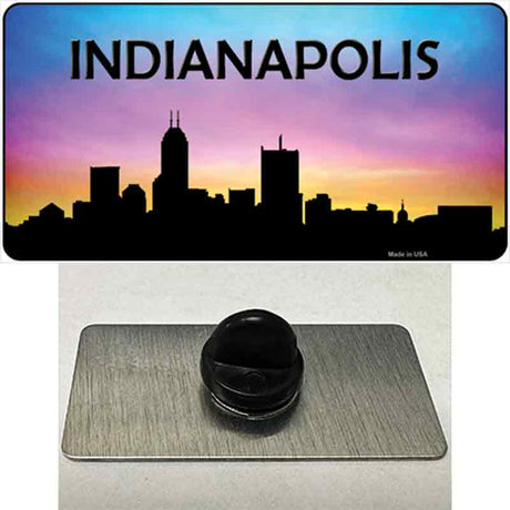 Indianapolis Silhouette Novelty Metal Hat Pin