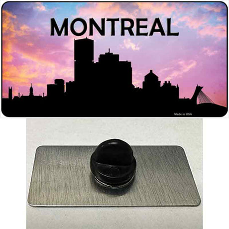 Montreal Silhouette Novelty Metal Hat Pin