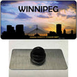 Winnipeg Silhouette Novelty Metal Hat Pin