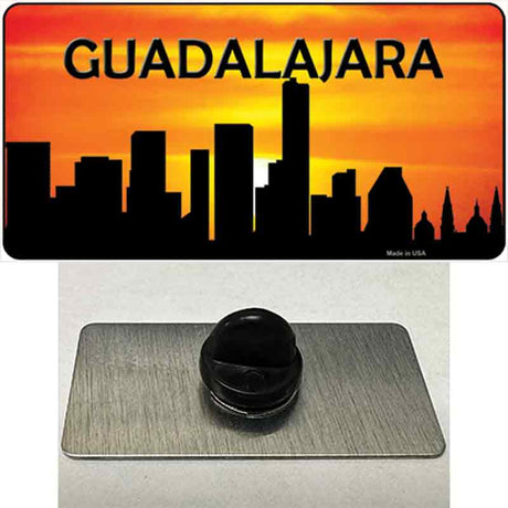 Guadalajara Silhouette Novelty Metal Hat Pin