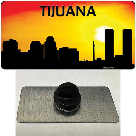 Tijuana Silhouette Novelty Metal Hat Pin