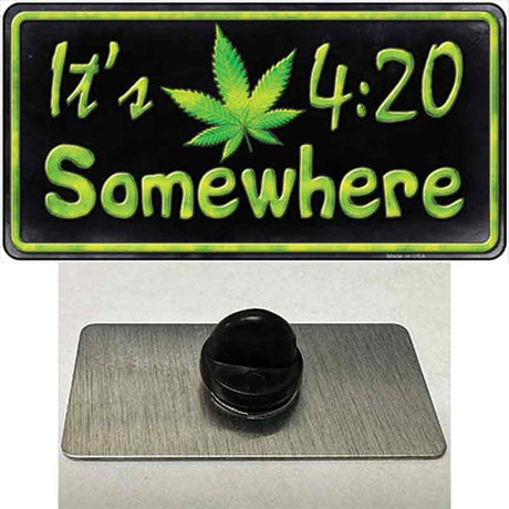 Its 4:20 Novelty Metal Hat Pin