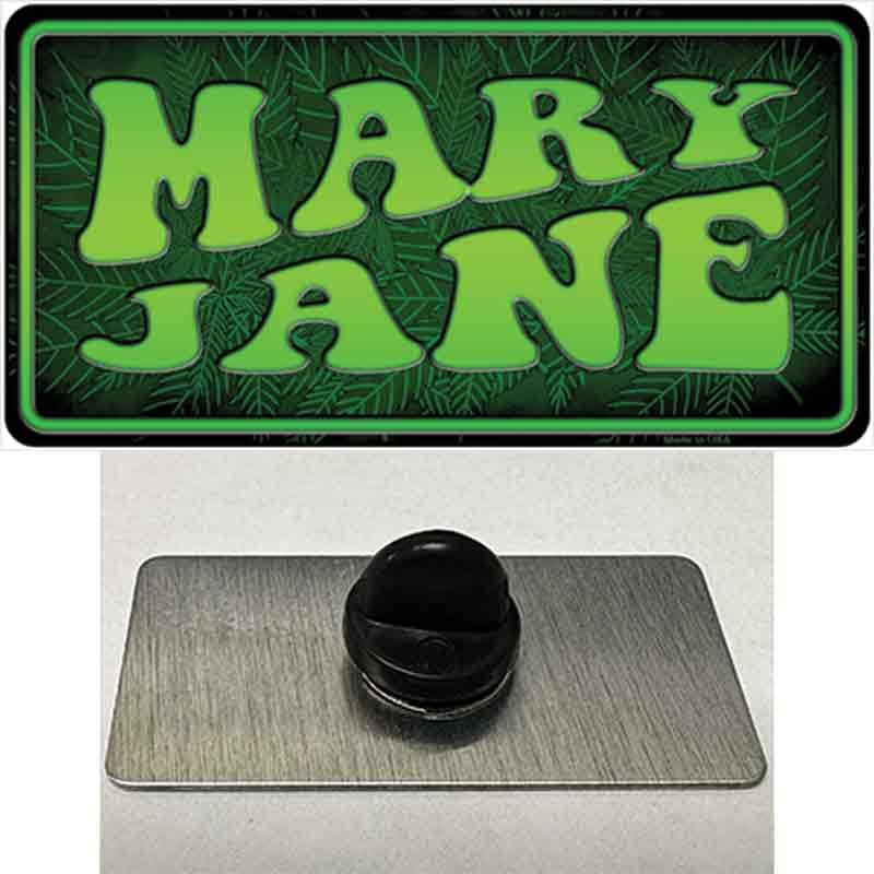 Mary Jane Novelty Metal Hat Pin