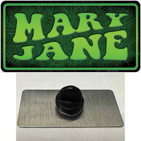 Mary Jane Novelty Metal Hat Pin