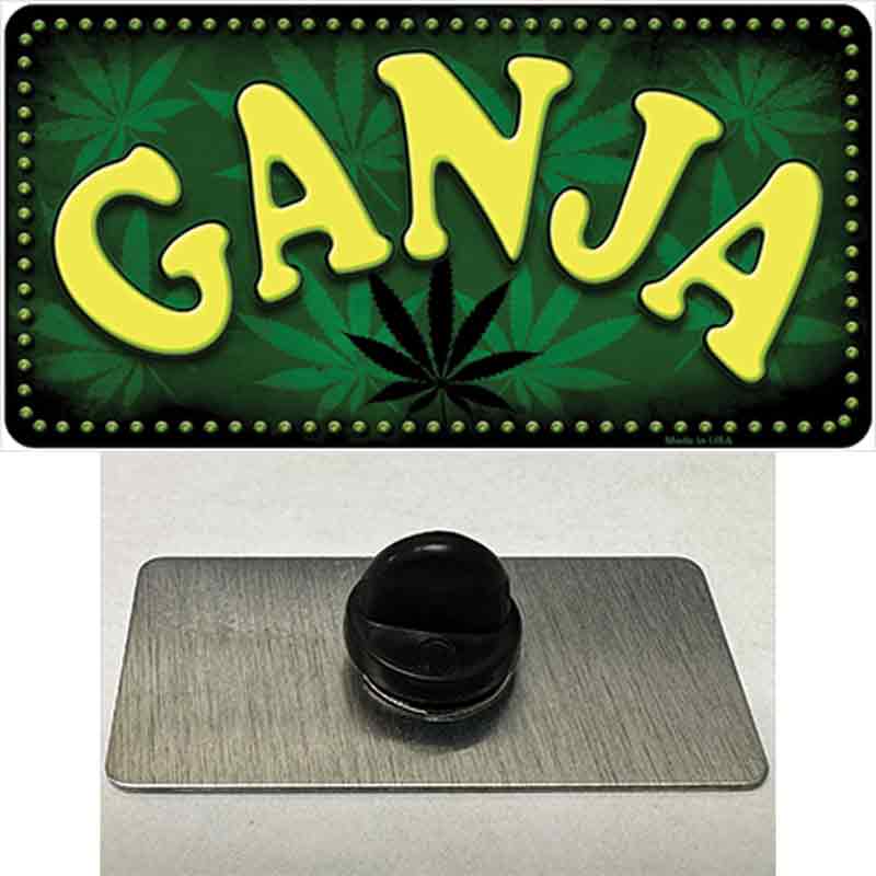 Ganja Novelty Metal Hat Pin