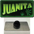 Juanita Novelty Metal Hat Pin