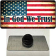 In God We Trust American Flag Novelty Metal Hat Pin