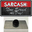 Sarcasm Novelty Metal Hat Pin