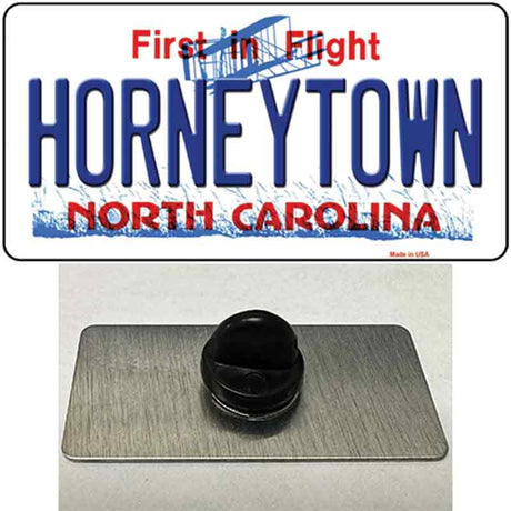 Horneytown North Carolina Novelty Metal Hat Pin