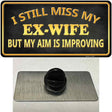 Ex Wife Novelty Metal Hat Pin