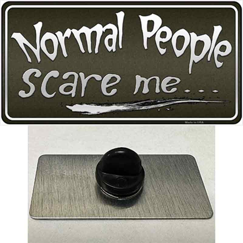 Normal People Novelty Metal Hat Pin