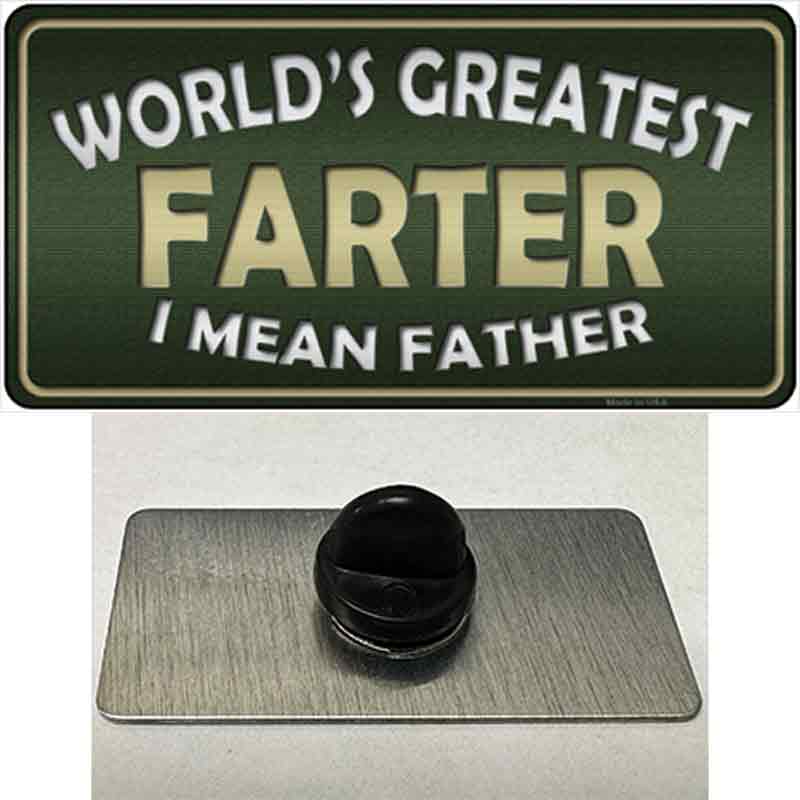 Greatest Farter Novelty Metal Hat Pin