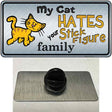 My Cat Hates Novelty Metal Hat Pin