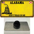 Alabama Dont Tread On Me Novelty Metal Hat Pin