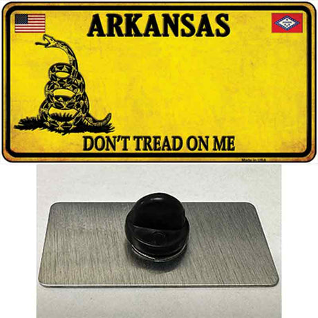 Arkansas Dont Tread On Me Novelty Metal Hat Pin