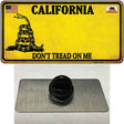 California Dont Tread On Me Novelty Metal Hat Pin