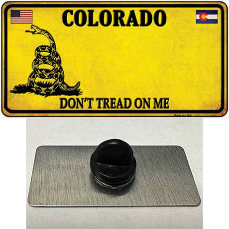 Colorado Dont Tread On Me Novelty Metal Hat Pin