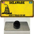 Delaware Dont Tread On Me Novelty Metal Hat Pin