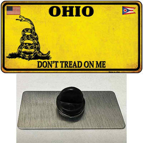 Ohio Dont Tread On Me Novelty Metal Hat Pin