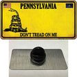 Pennsylvania Dont Tread On Me Novelty Metal Hat Pin