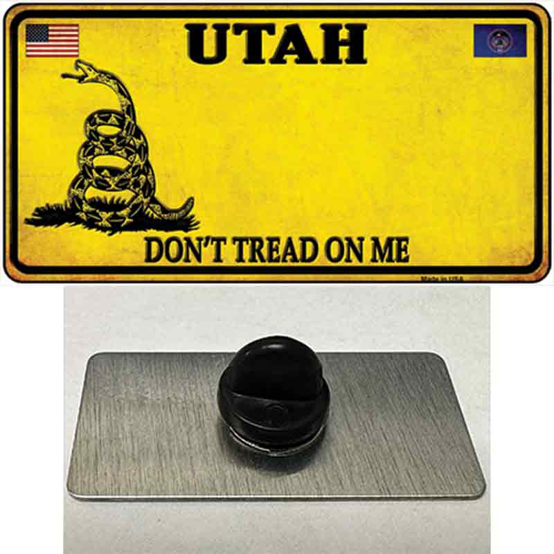 Utah Dont Tread On Me Novelty Metal Hat Pin