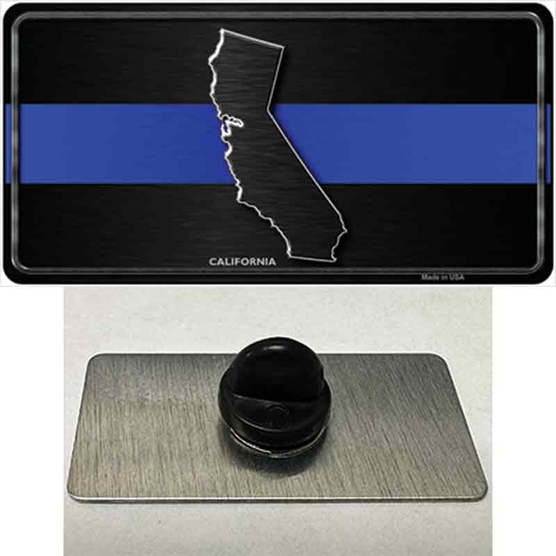 California Thin Blue Line Novelty Metal Hat Pin