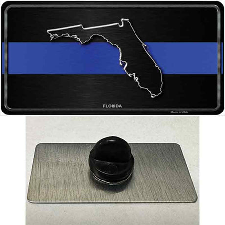 Florida Thin Blue Line Novelty Metal Hat Pin