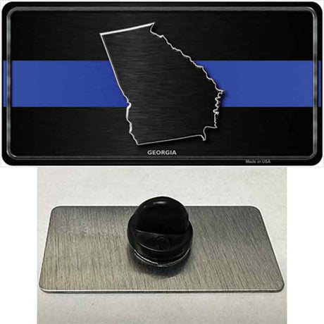 Georgia Thin Blue Line Novelty Metal Hat Pin