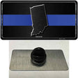 Indiana Thin Blue Line Novelty Metal Hat Pin