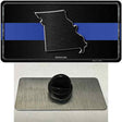 Missouri Thin Blue Line Novelty Metal Hat Pin