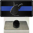 West Virginia Thin Blue Line Novelty Metal Hat Pin