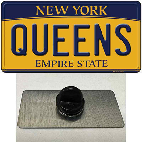 Queens New York Novelty Metal Hat Pin