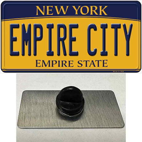 Empire City New York Novelty Metal Hat Pin