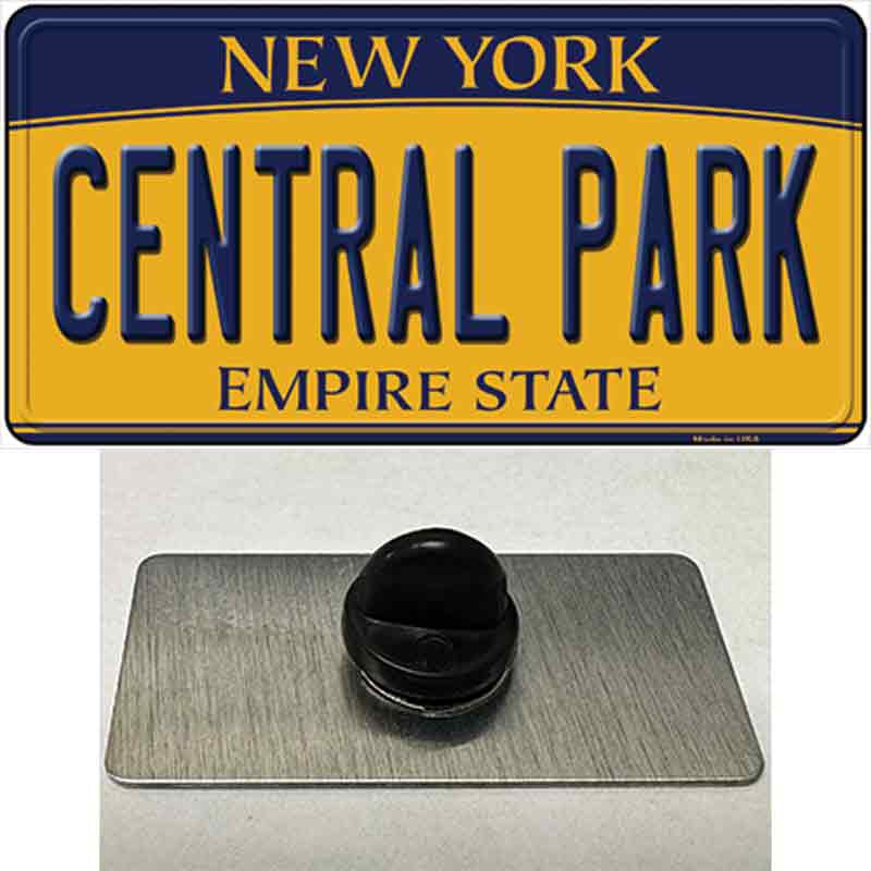 Central Park Yellow New York Novelty Metal Hat Pin