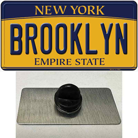 Brooklyn New York Novelty Metal Hat Pin