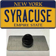 Syracuse New York Novelty Metal Hat Pin