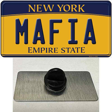 Mafia Yellow New York Novelty Metal Hat Pin